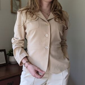 Vintage Lightweight Neutral Blazer